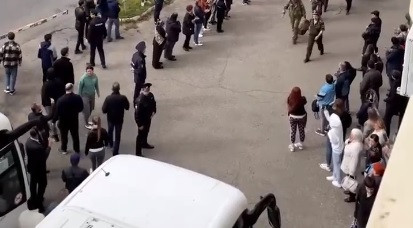 Еще одну группу мобилизованных проводили из Ставрополя