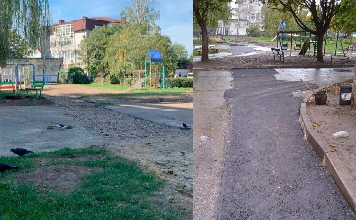 В Ставрополе обустроили зону детской площадки после вмешательства прокуратуры