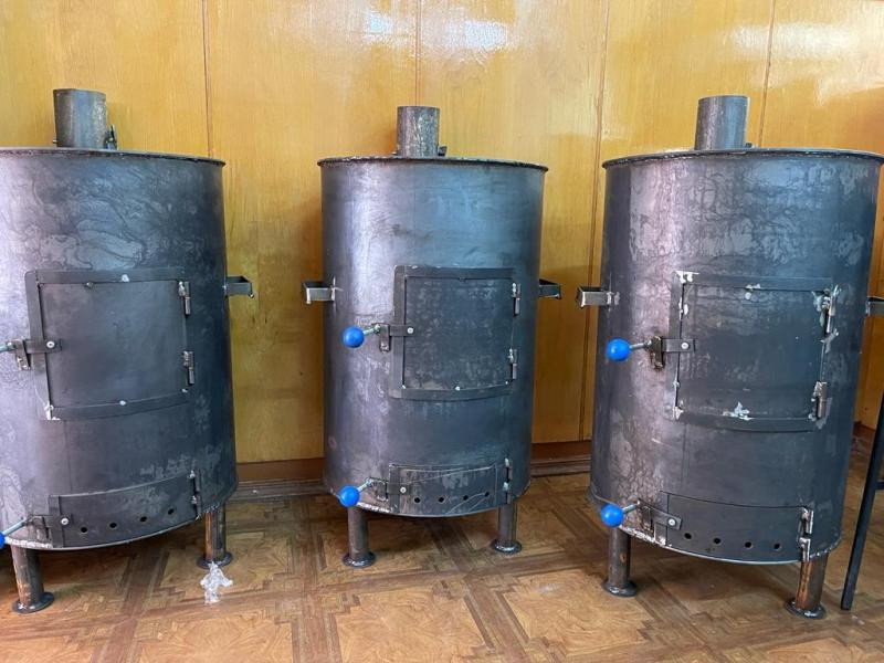 Пятигорский завод начал производить печки-буржуйки для военнослужащих