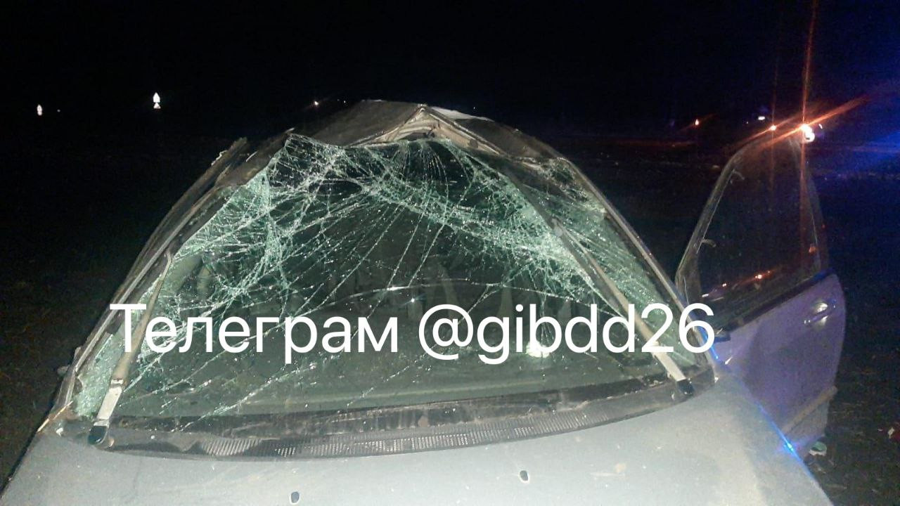 На Ставрополье за рулём автомобиля погиб водитель