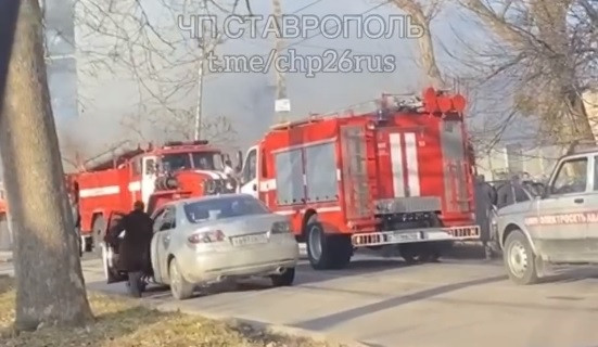 В Ставрополе на улице Трунова из-за пожара эвакуировали 12 человек