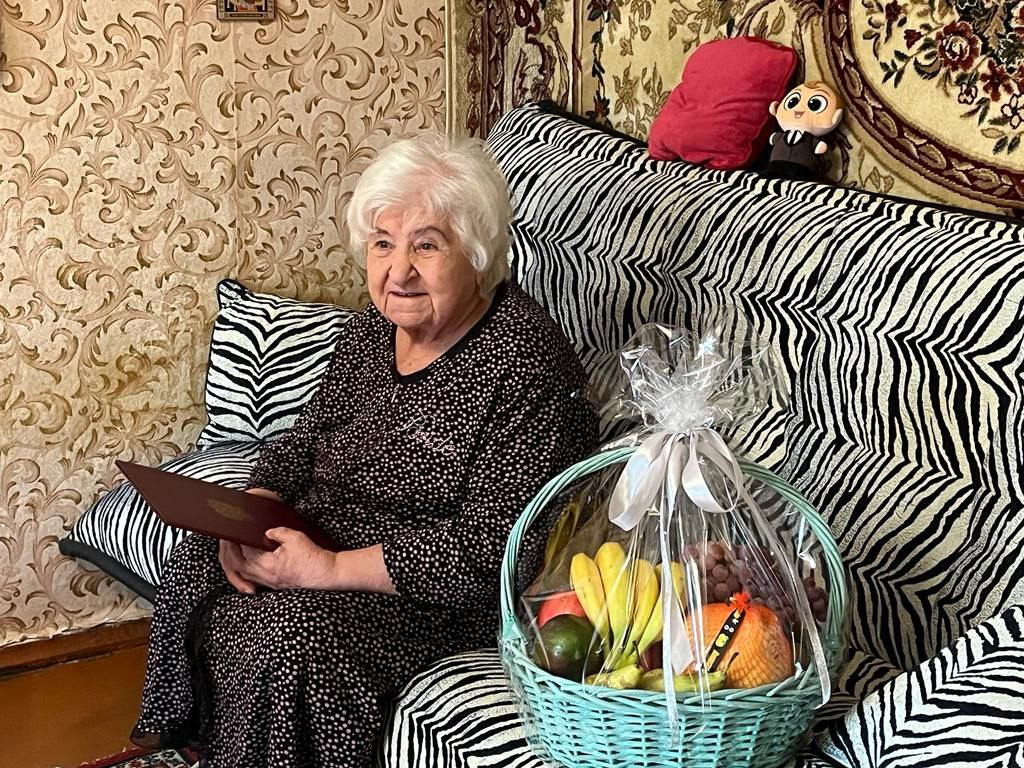 101 год исполнился ветерану ВОВ Евдокии Катькаловой из Ставрополського края