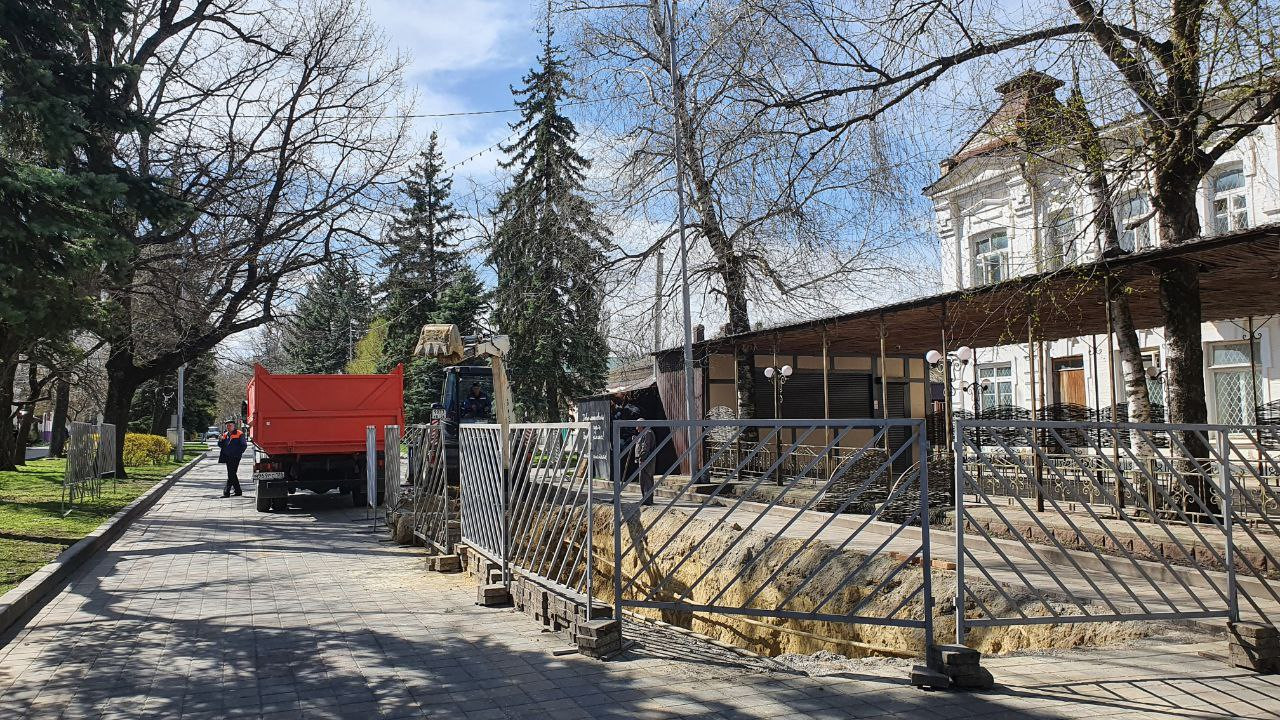 В Ставрополе стартовало благоустройство проспекта Октябрьской Революции