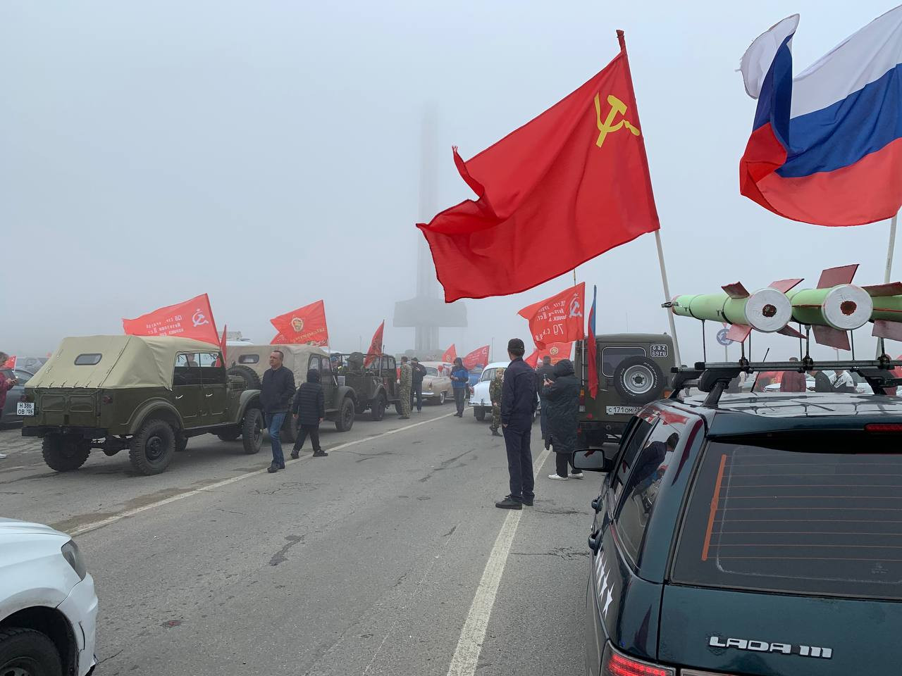 В Ставрополе прошел масштабный автопробег Марш Победы