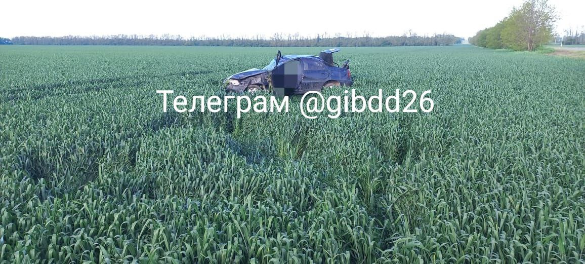 Пожилой автомобилист погиб в ДТП в Кочубеевском округе
