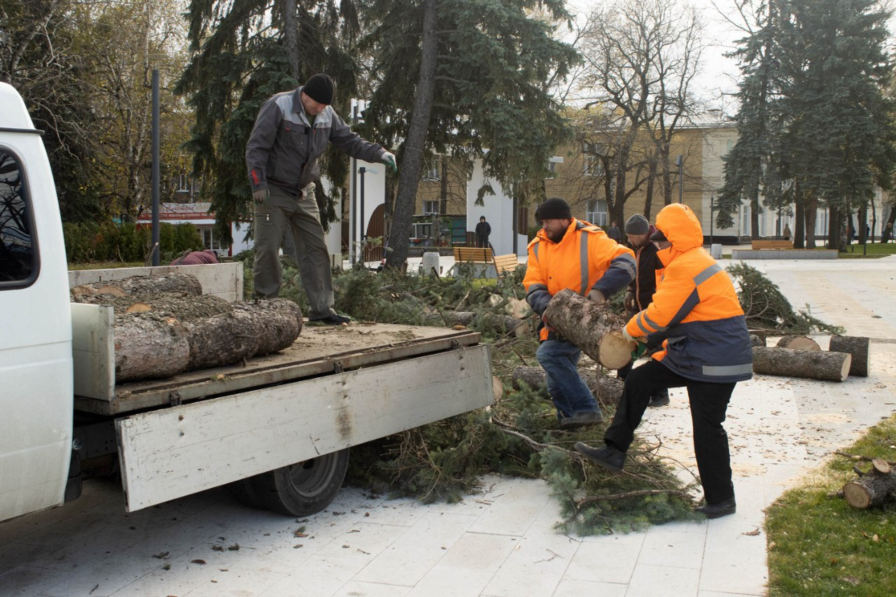 В Ставрополе завершается ликвидация последствий сильного ветра | 28.11.2023  | Ставрополь - БезФормата