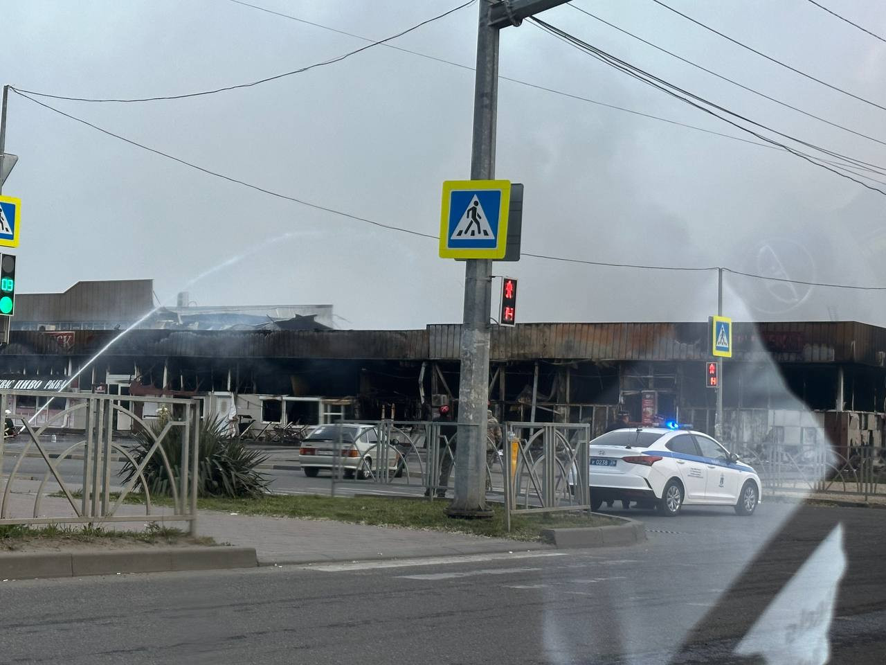 На рынке в Невинномысске произошёл пожар