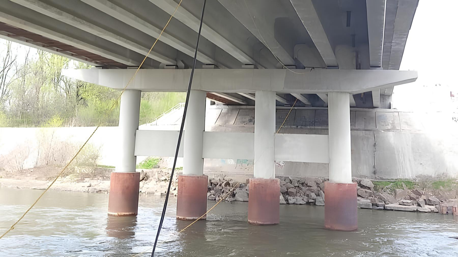 Ремонт моста через р. Кубань в Невинномысске завершили на 25%