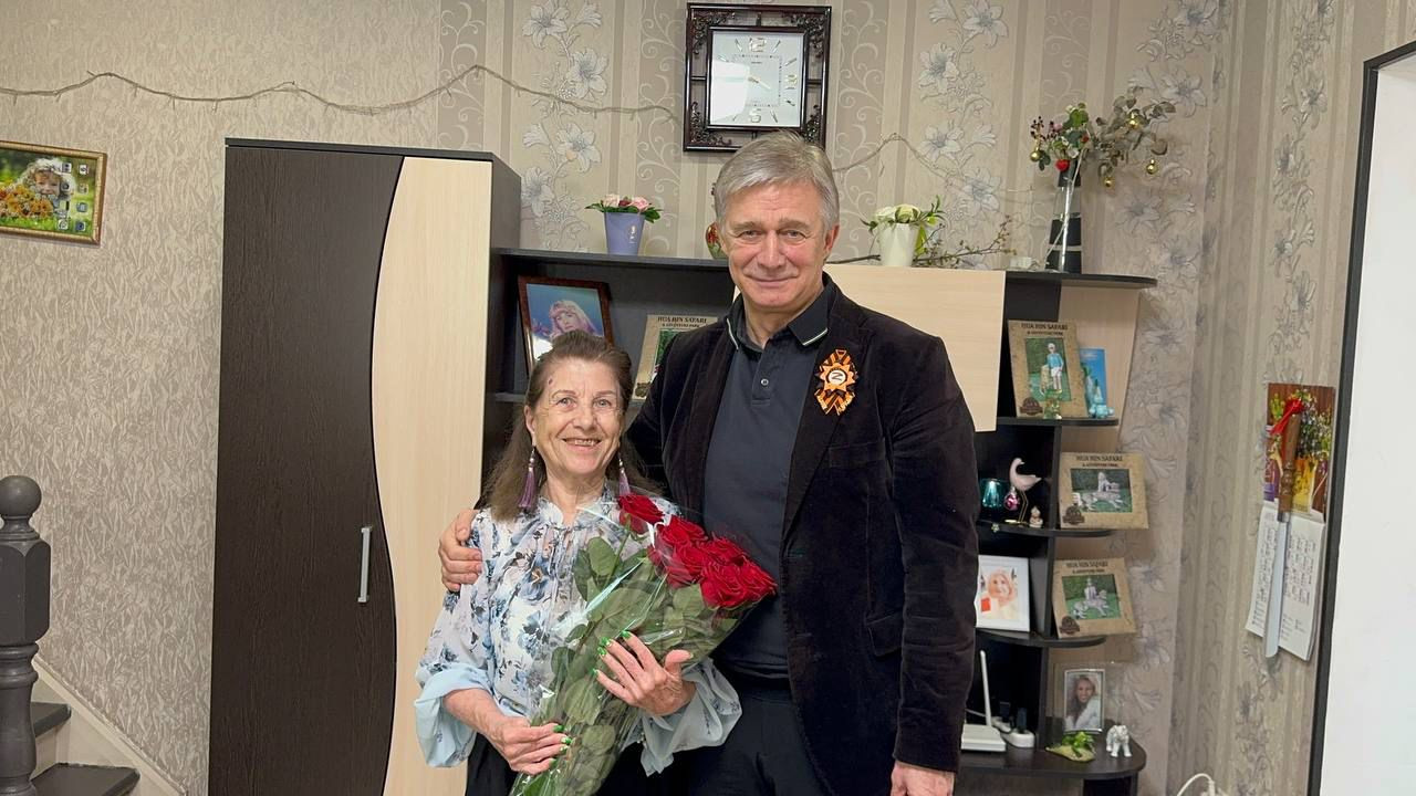 В Шпаковском округе поздравили с Днём Победы жительницу блокадного Ленинграда