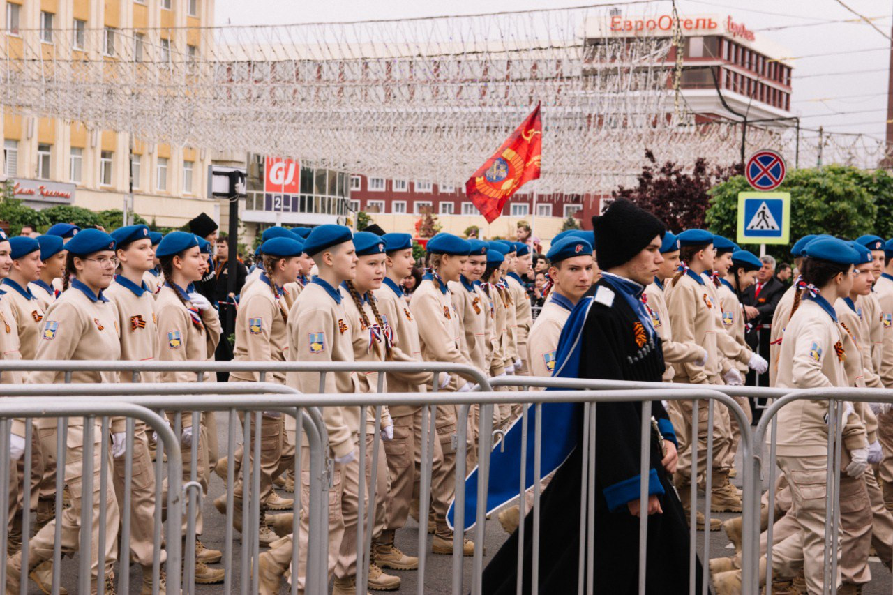 Военный парад Победы прошёл в Ставрополе