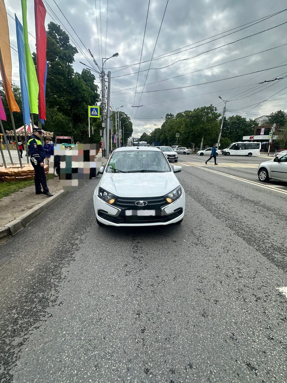 В Ставрополе под колесами Гранты пострадала местная жительница