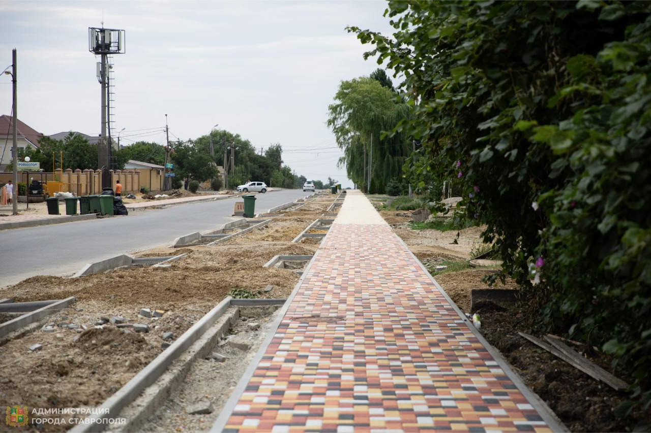 На северо-западе Ставрополя приступили к реконструкции 5 улиц