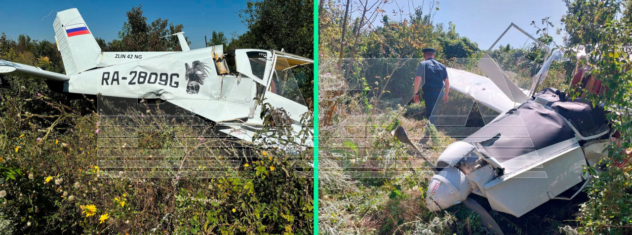 На Ставрополье произошло крушение частного самолета