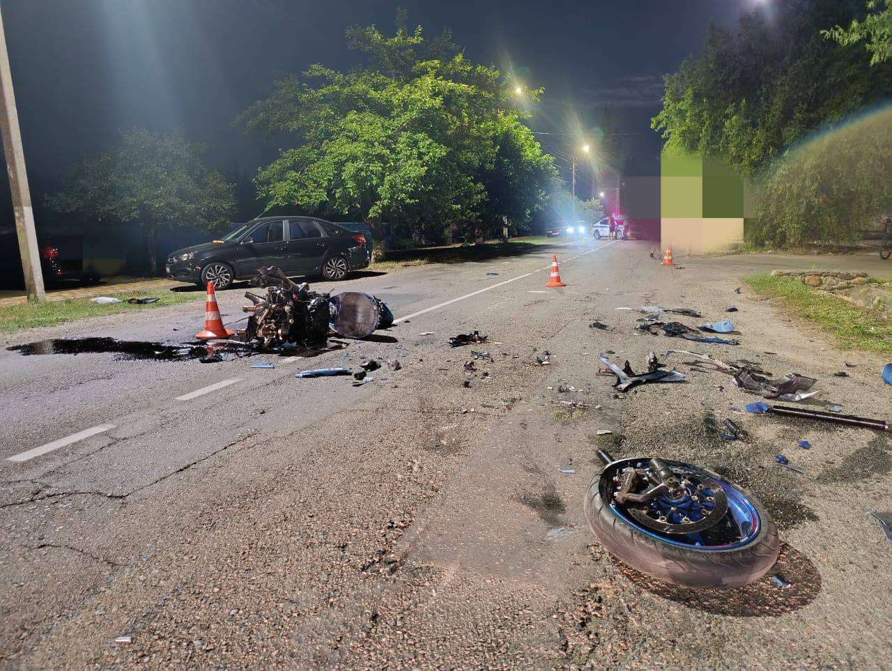 После ДТП в Кочубеевском в больницу попали подросток и мотоциклист без прав