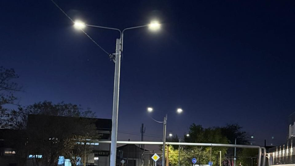 66 новых фонарей установили на улице 1-й Промышленной в Ставрополе