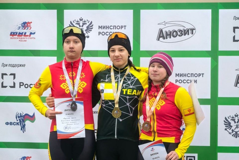 Юная ставропольчанка победила на Всероссийских соревнованиях по велокроссу