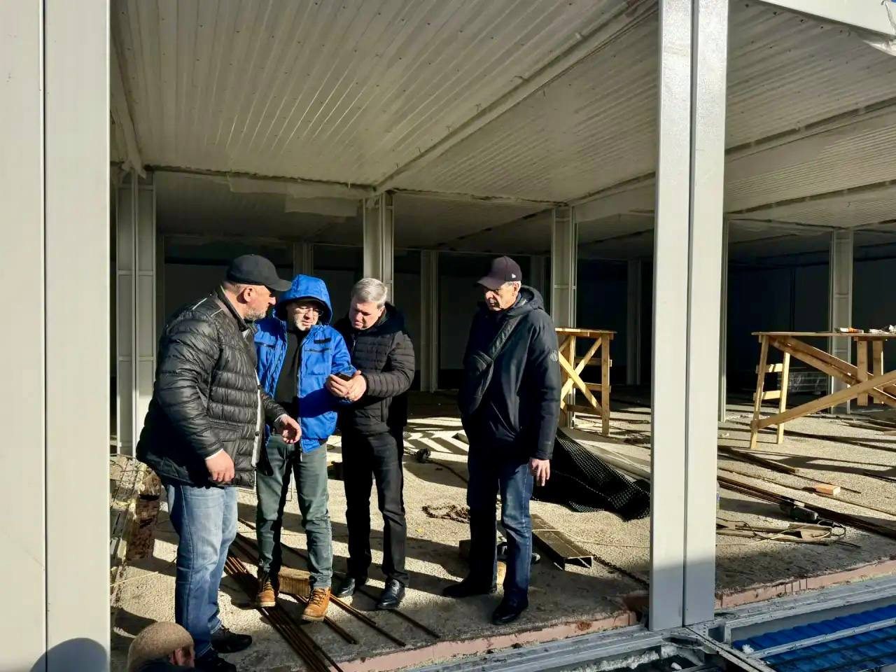 Новый модуль приемного отделения больницы скорой помощи продолжают строить в Ставрополе Новый модуль приемного отделения больницы скорой помощи продолжают строить в Ставрополе