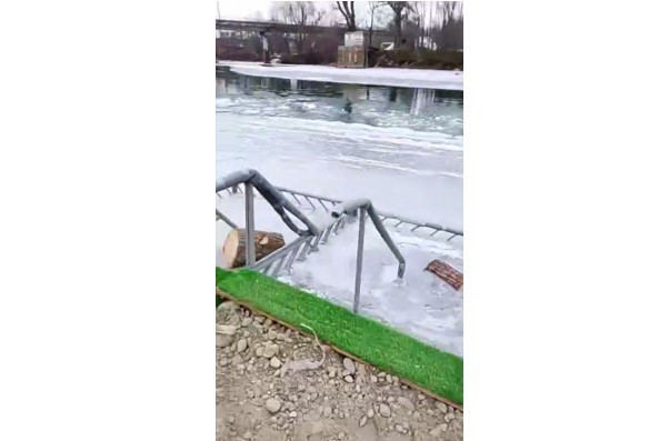 Неизвестные разрушили место для крещенских купаний в Невинномысске