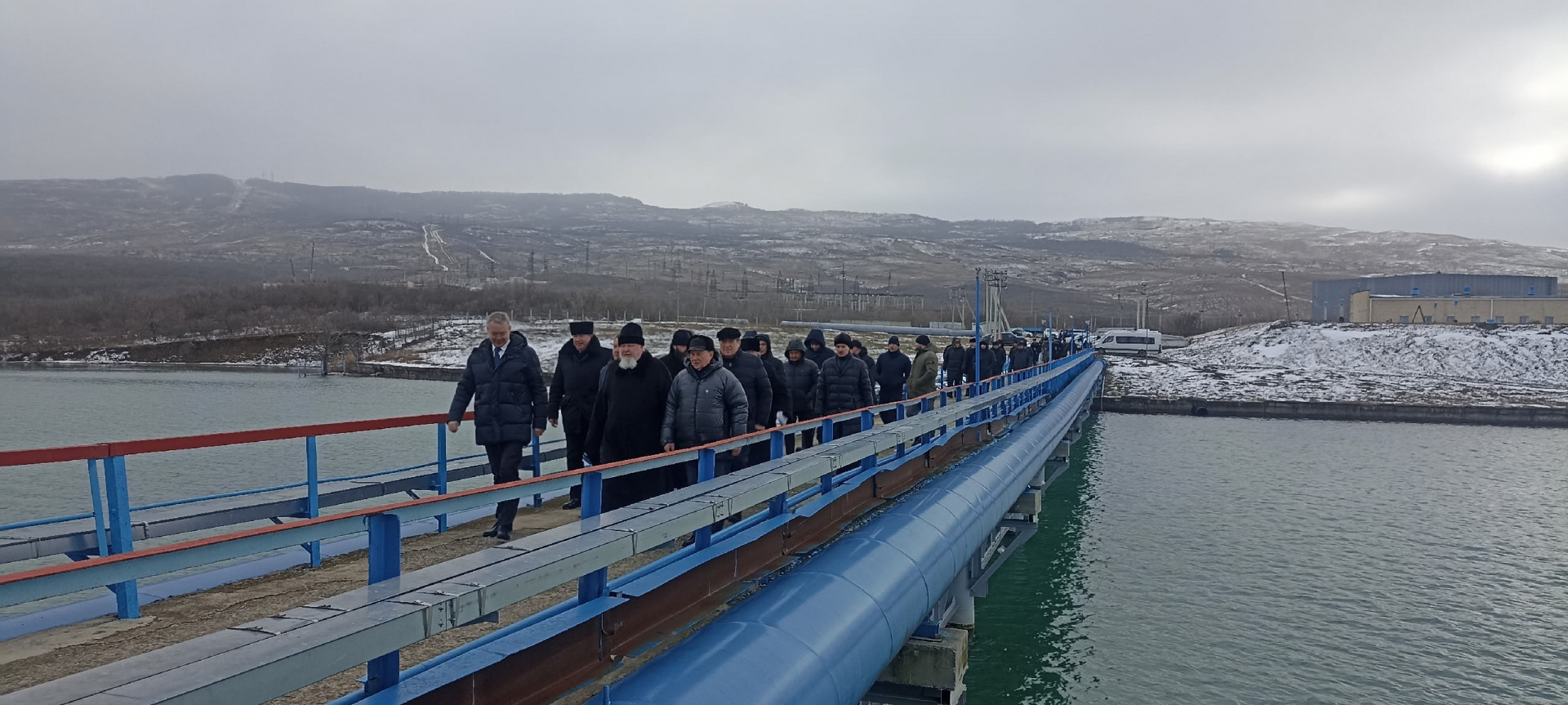В Ставропольском крае освятили Сенгилеевское водохранилище