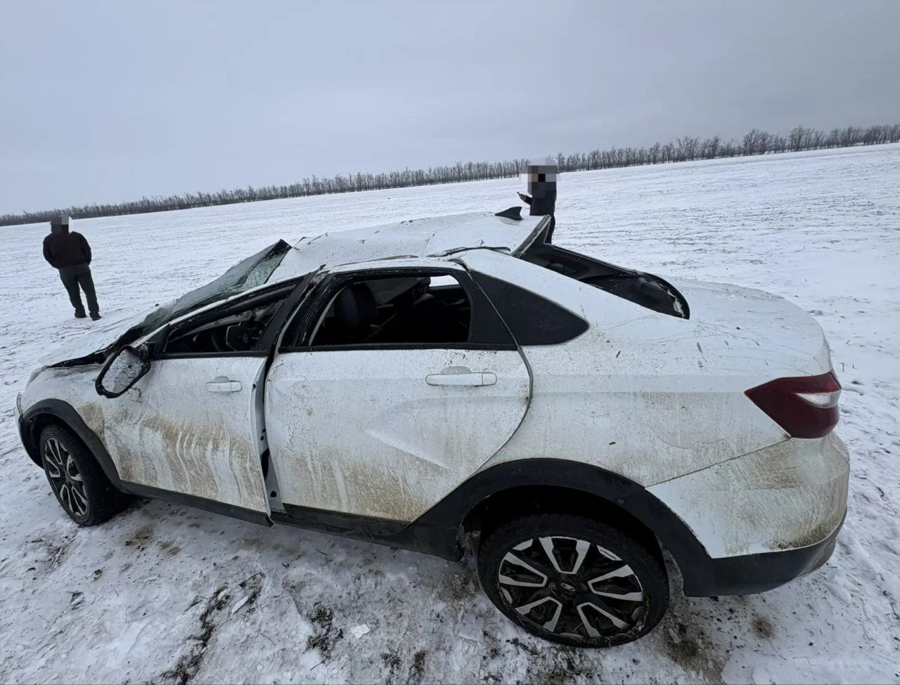 Двое взрослых и трое детей пострадали в аварии в Грачевском округе