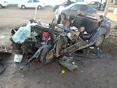 Водитель "Калины" погиб в аварии в Лермонтове