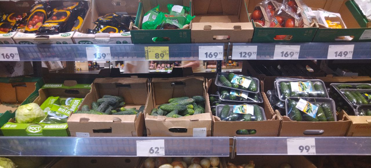 Огурцы и яйца подорожали за неделю на Ставрополье