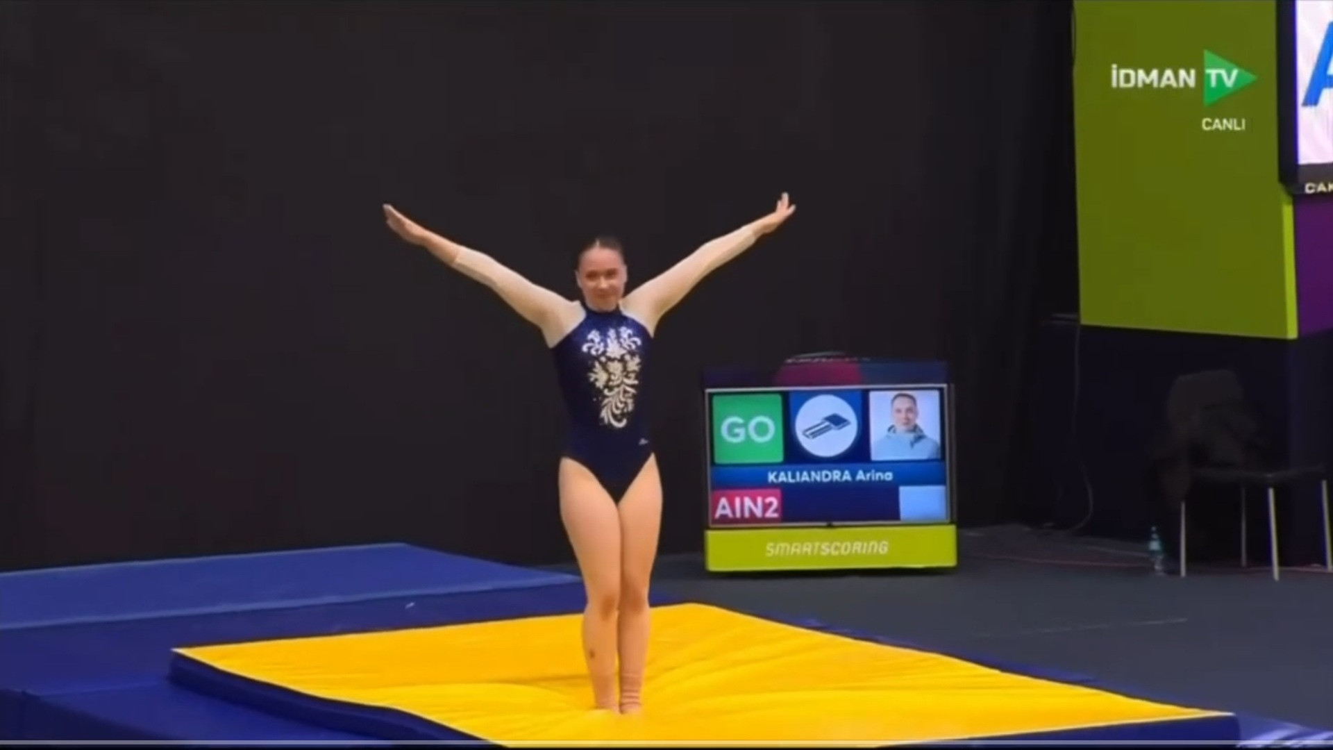 Ставропольчанка Арина Каляндра завоевала золото на Кубке мира по прыжкам на батуте