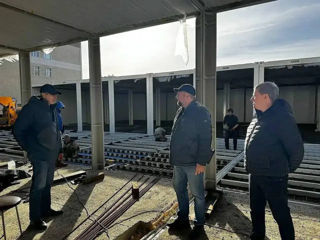 На 58% готов новый модуль приемного отделения больницы скорой помощи в Ставрополе 