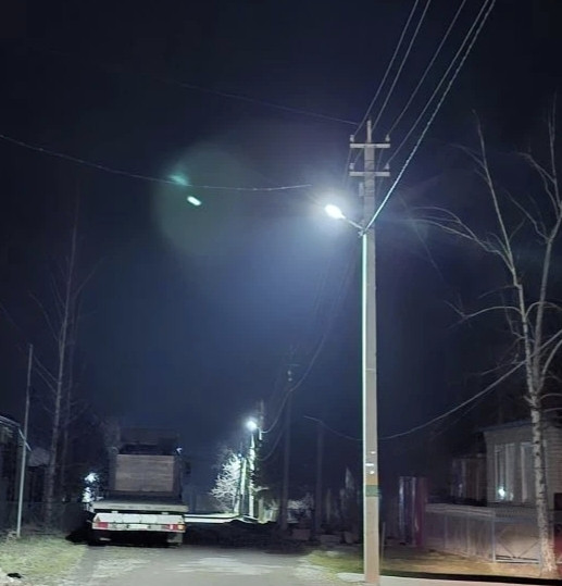 Семь улиц осветили в станице Лысогорской на Ставрополье