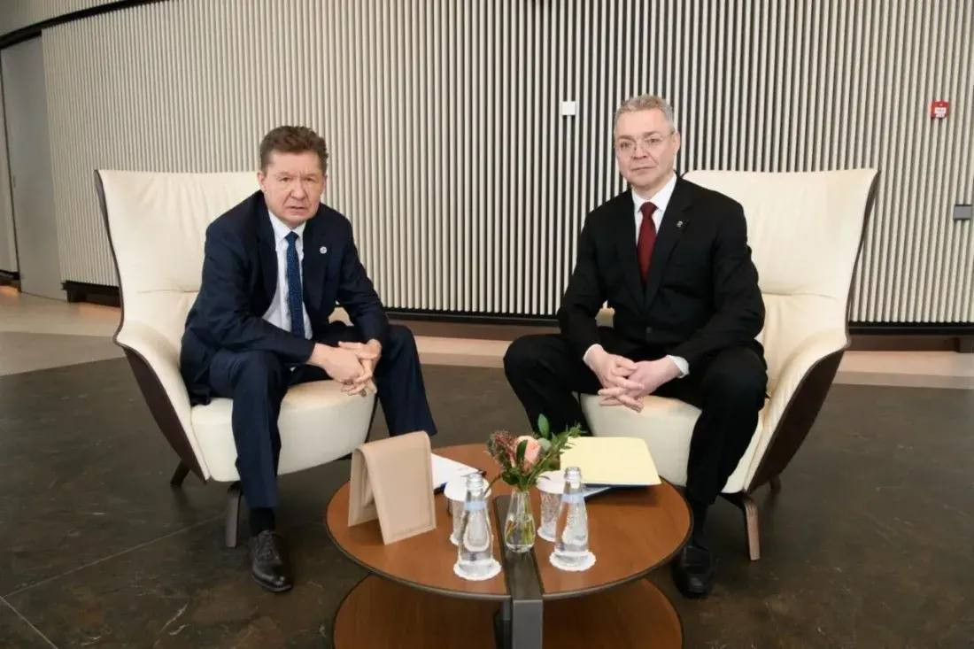 Владимиров встретился с Миллером: «Газпром» подтвердил планы по газификации Ставрополья