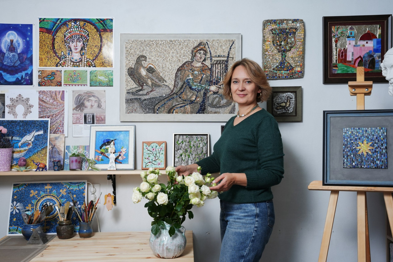 Ставропольский мозаист Елена Олифиренко: о возрождении мозаики, образе женщины и смысле творчества