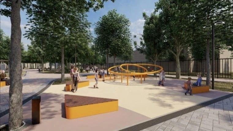 Сквер на проспекте Карла Маркса в Ставрополе откроют в июле
