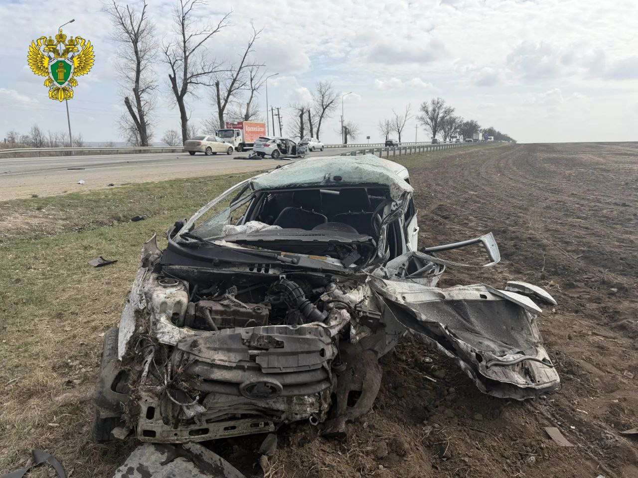 Два человека погибли при столкновении двух легковушек на трассе «Астрахань-Элиста-Ставрополь»