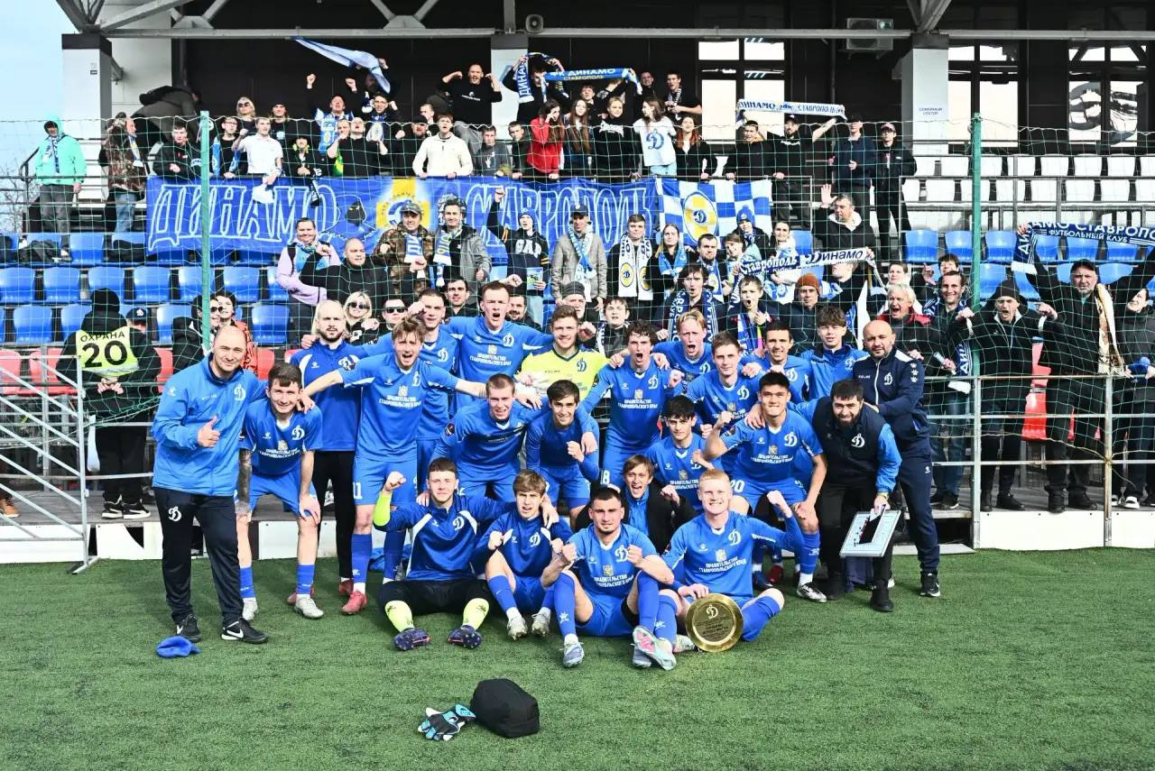 Ставропольские футболисты «Динамо» обыграли соперников из Краснодара