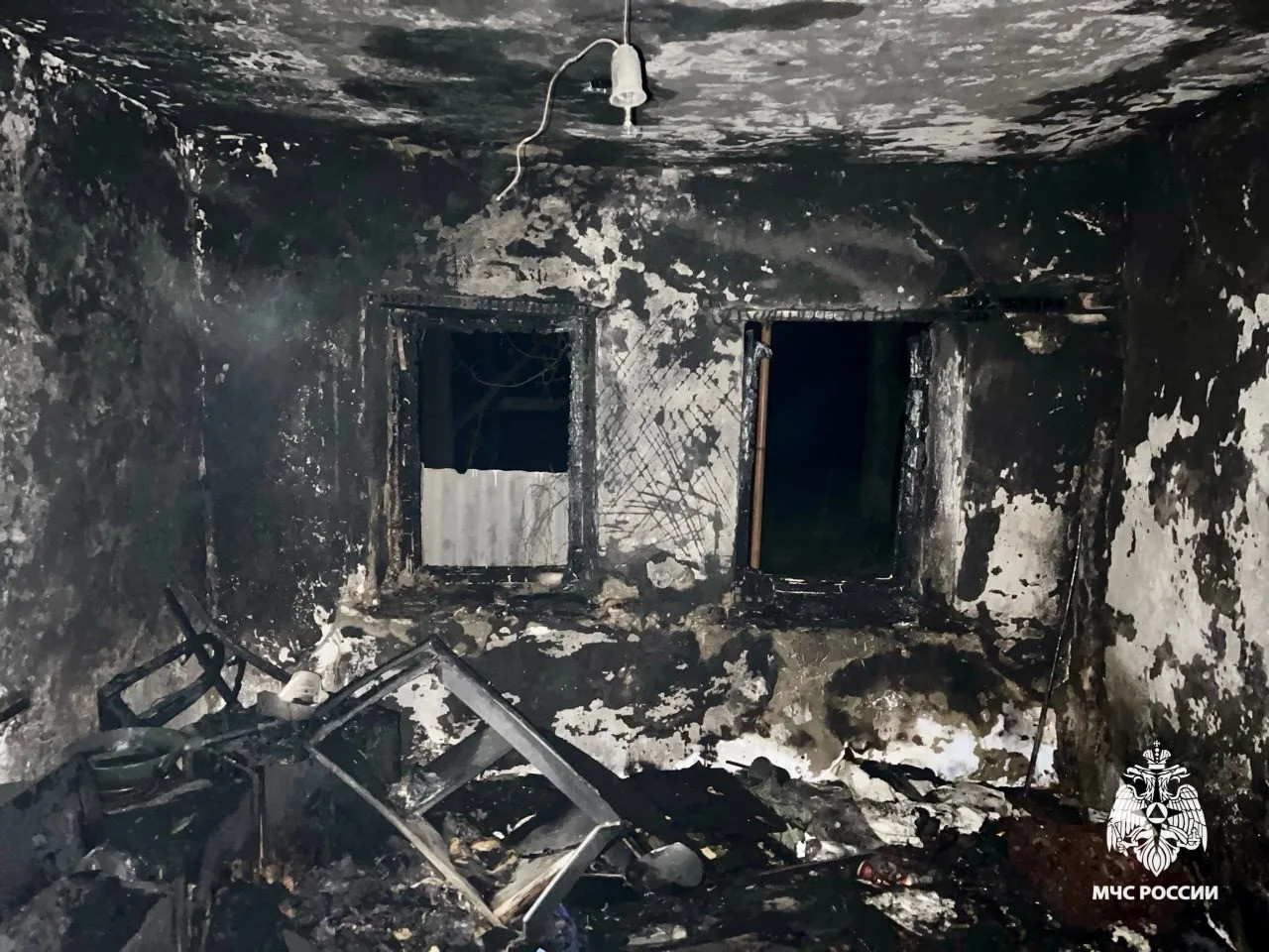 В сгоревшем доме в селе Нижняя Александровка нашли тело женщины