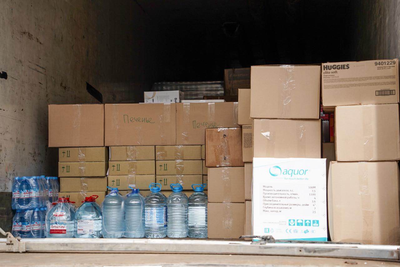 Почти 20 тонн гуманитарного груза отправили со Ставрополья в Дагестан