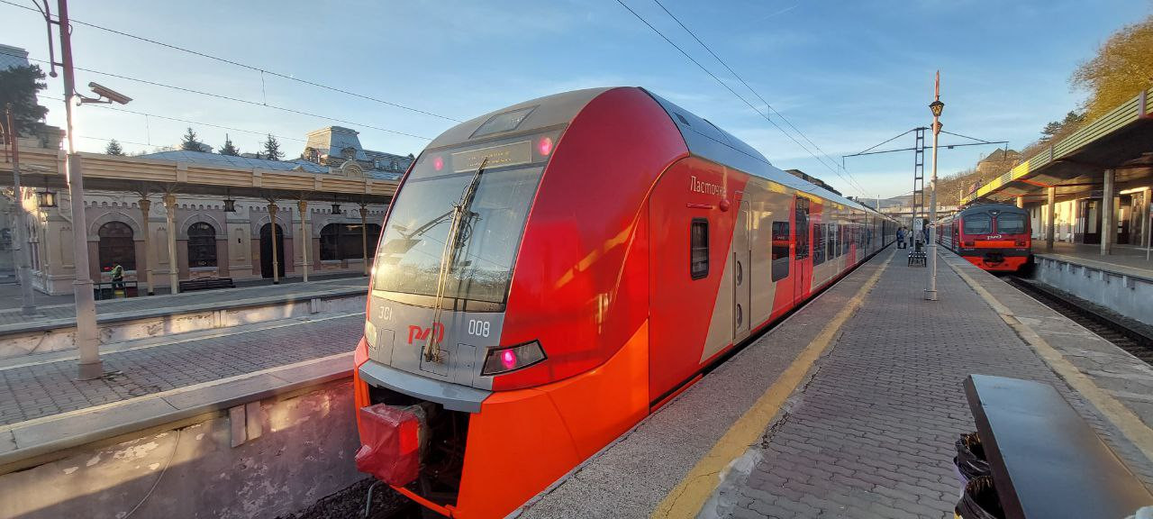 С 1 мая между Кисловодском и Железноводском запустят ежедневные электрички