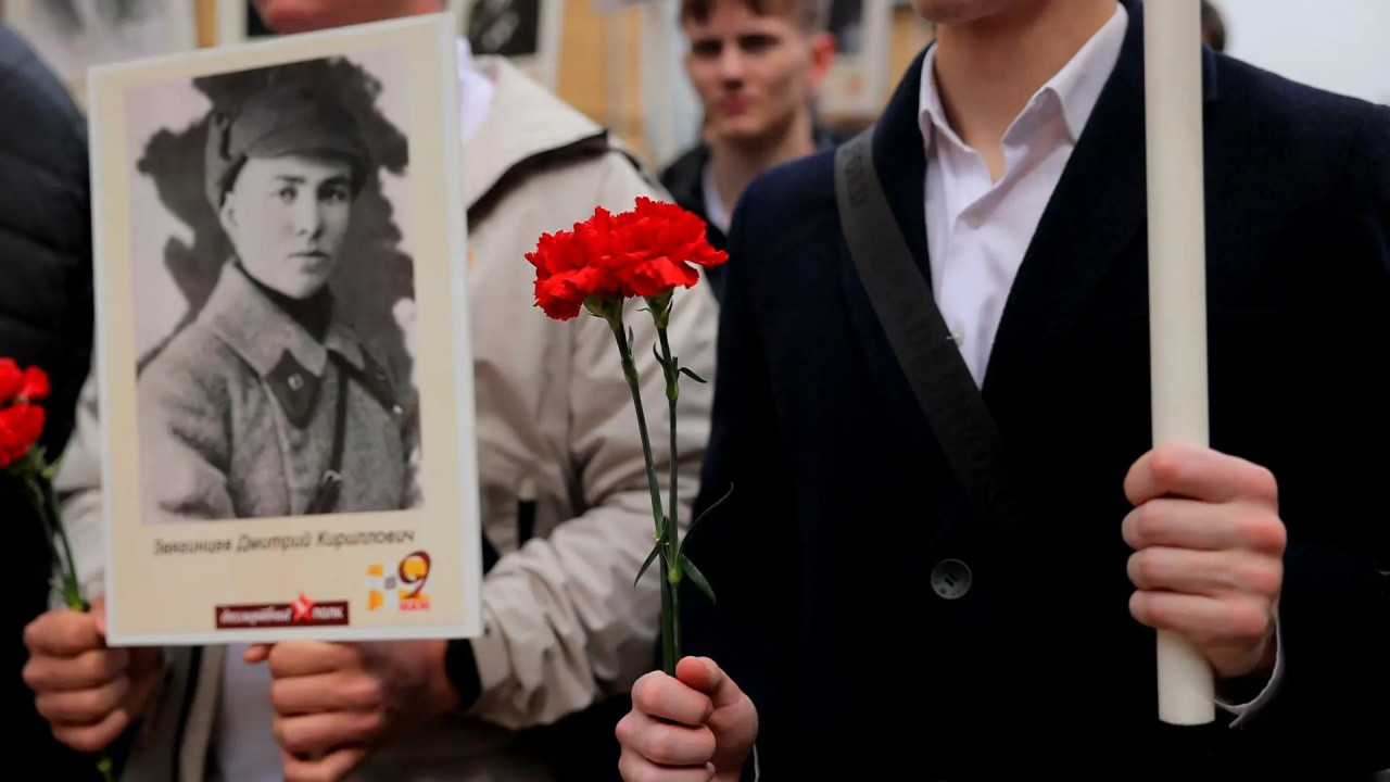 Около 10 тысяч ставропольцев вышли «Навстречу Победе»