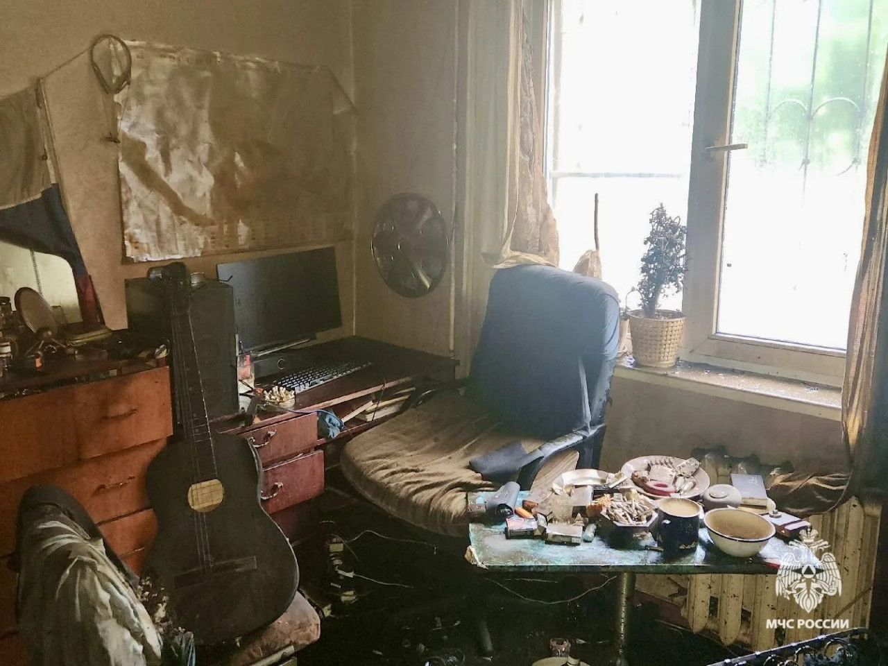 В горящей квартире на проспекте Юности в Ставрополе погиб мужчина