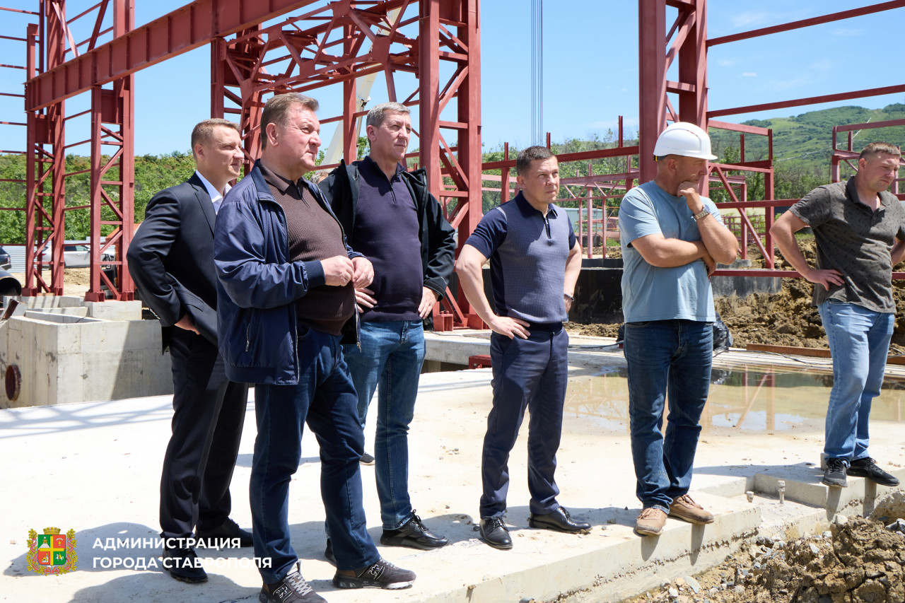 Резервную насосную станцию водозабора строят в Ставрополе