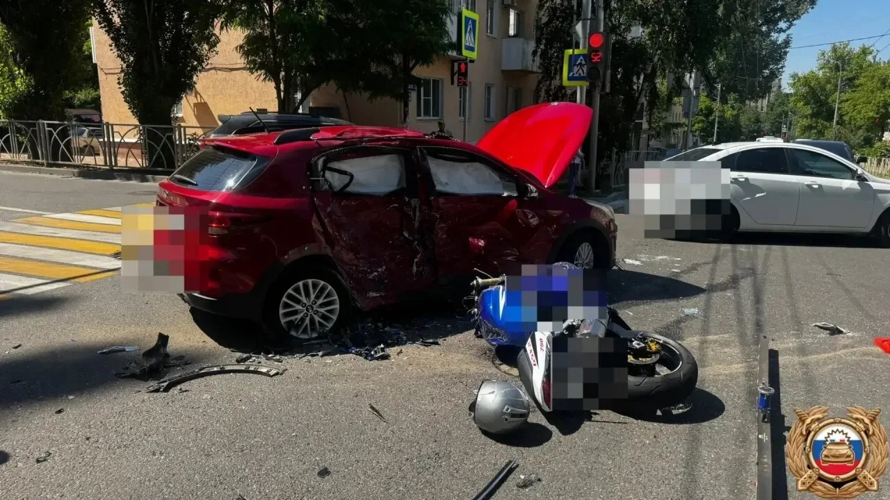 40-летний мотоциклист погиб при столкновении с машиной в Ставрополе