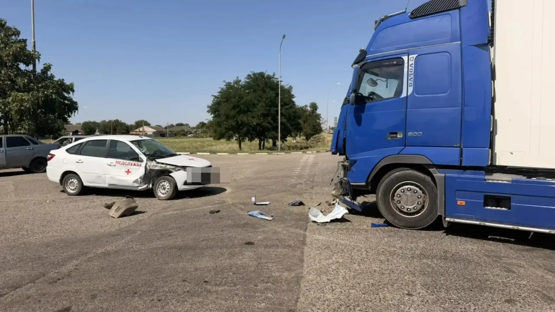 19-летний парень умер в машине скорой после аварии с фурой на Ставрополье