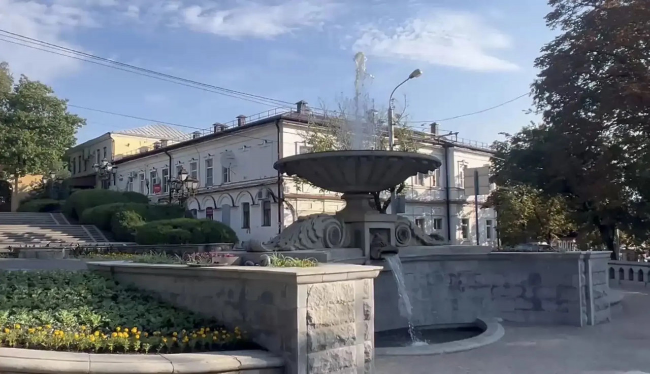 Фонтан на бульваре Ермолова в Ставрополе запустили после ремонта
