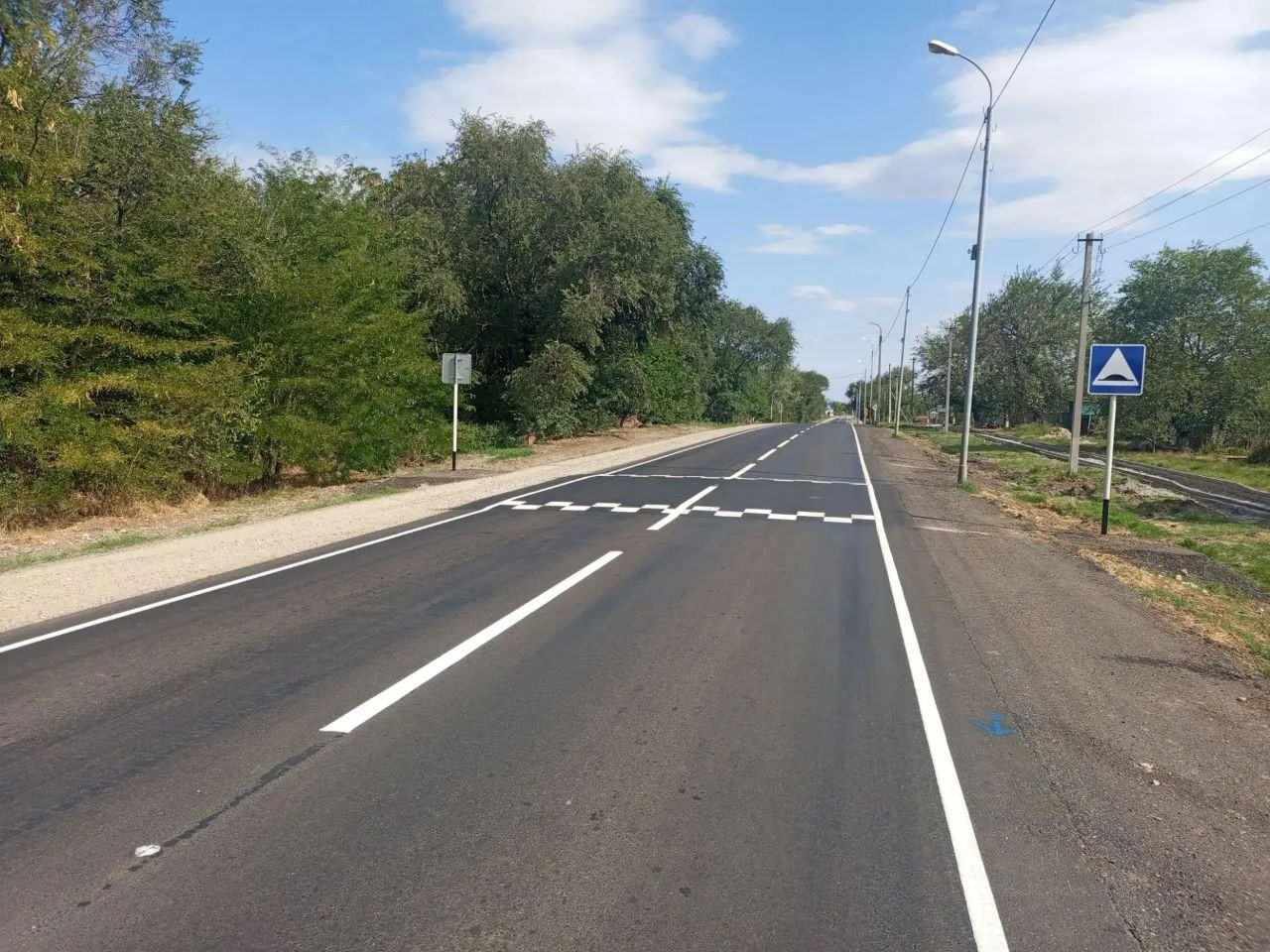 Дорогу, ведущую к Сенгилеевскому водохранилищу, отремонтировали на Ставрополье