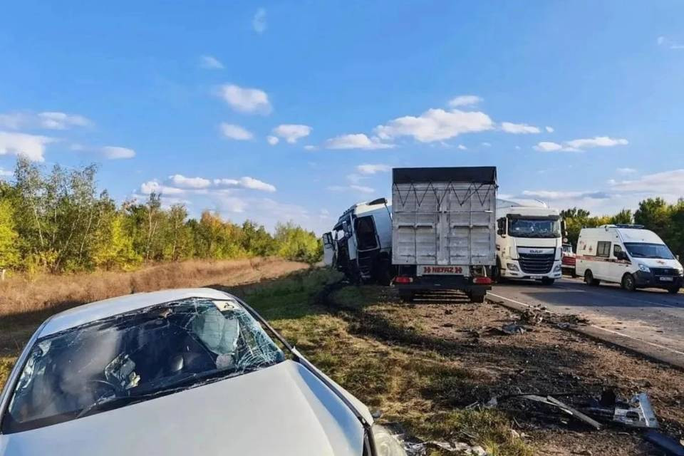 Ставропольский водитель грузовика попал в страшную аварию в Воронежской области