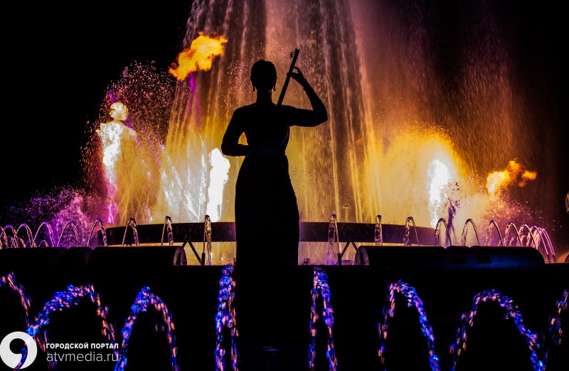 Открытие самого крупного светомузыкального фонтана на юге России
