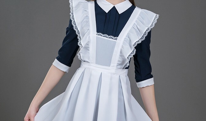 Школьное Платье С Фартуком фото 11